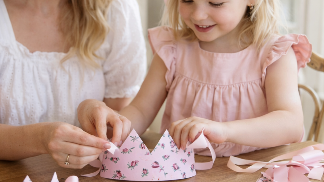 DIY Floral Party Crowns for Simple Celebrations