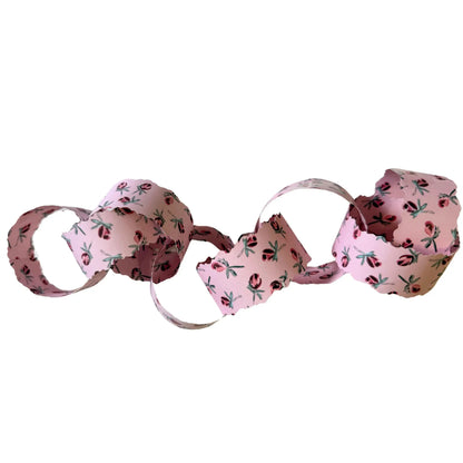 Velvet Rosebuds Printable Paper Chains | Double-Sided Floral Garland DIY Party Decor - Jamie Ann Studio
