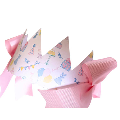 Lovely Day Pastel Hearts Printable Crown | DIY Birthday Crown - Jamie Ann Studio