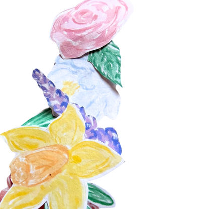 Printable Flower Crown – Hand Painted Spring Floral DIY