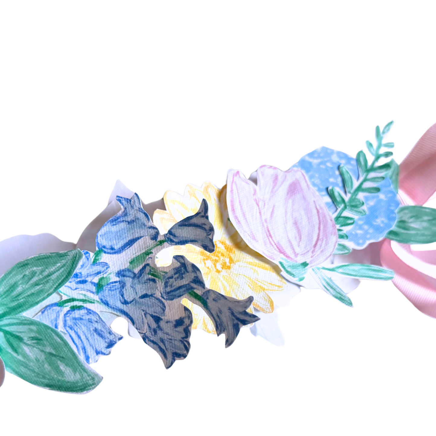 Printable Flower Crown – Hand Painted Spring Floral DIY